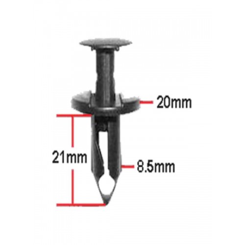 ΠΛΑΣΤΙΚΑ ΚΛΙΠ ΓΕΝΙΚΗΣ ΧΡΗΣΗΣ-B12 ΓΙΑ AUDI,VW,SEAT,SKODA (6 ΤΕΜΑΧΙΑ)