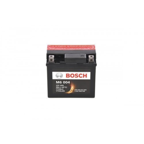 YTX5L-BS Μπαταρία Μοτοσυκλέτας BOSCH M6004 AGM 4Ah 30A