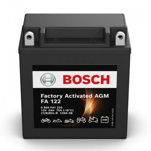 ΜΠΑΤΑΡΙΑ ΜΟΤΟ AGM FA122 5AH YB5L-B BOSCH